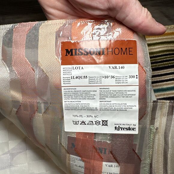Missoni Home Hanging Fabric Sample - Picture 11 of 13